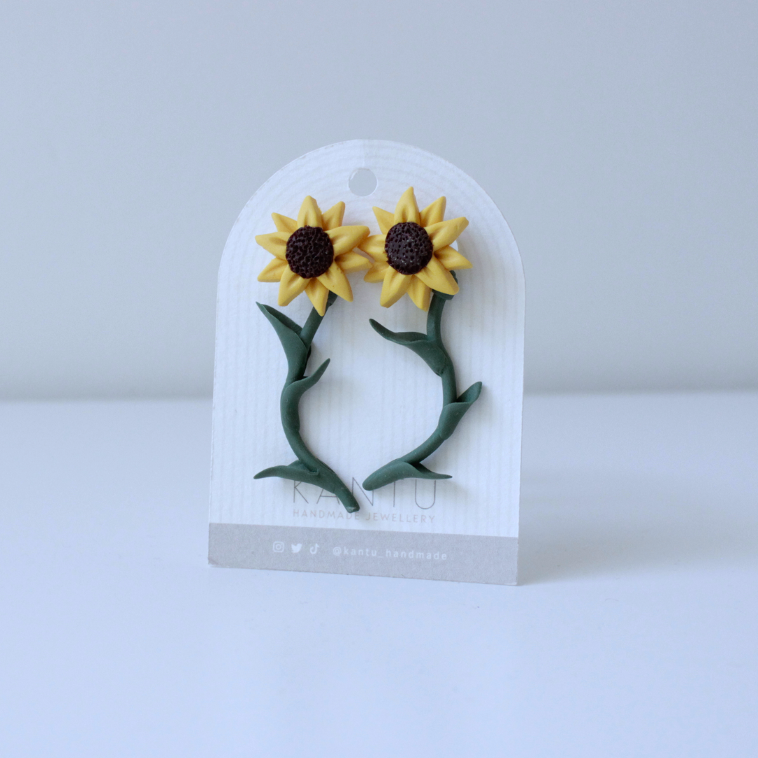 Pendientes Girasol