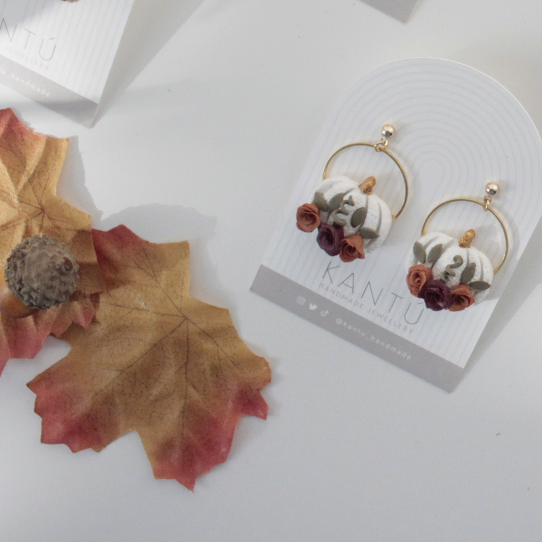 Pendientes Boho Pumpkin