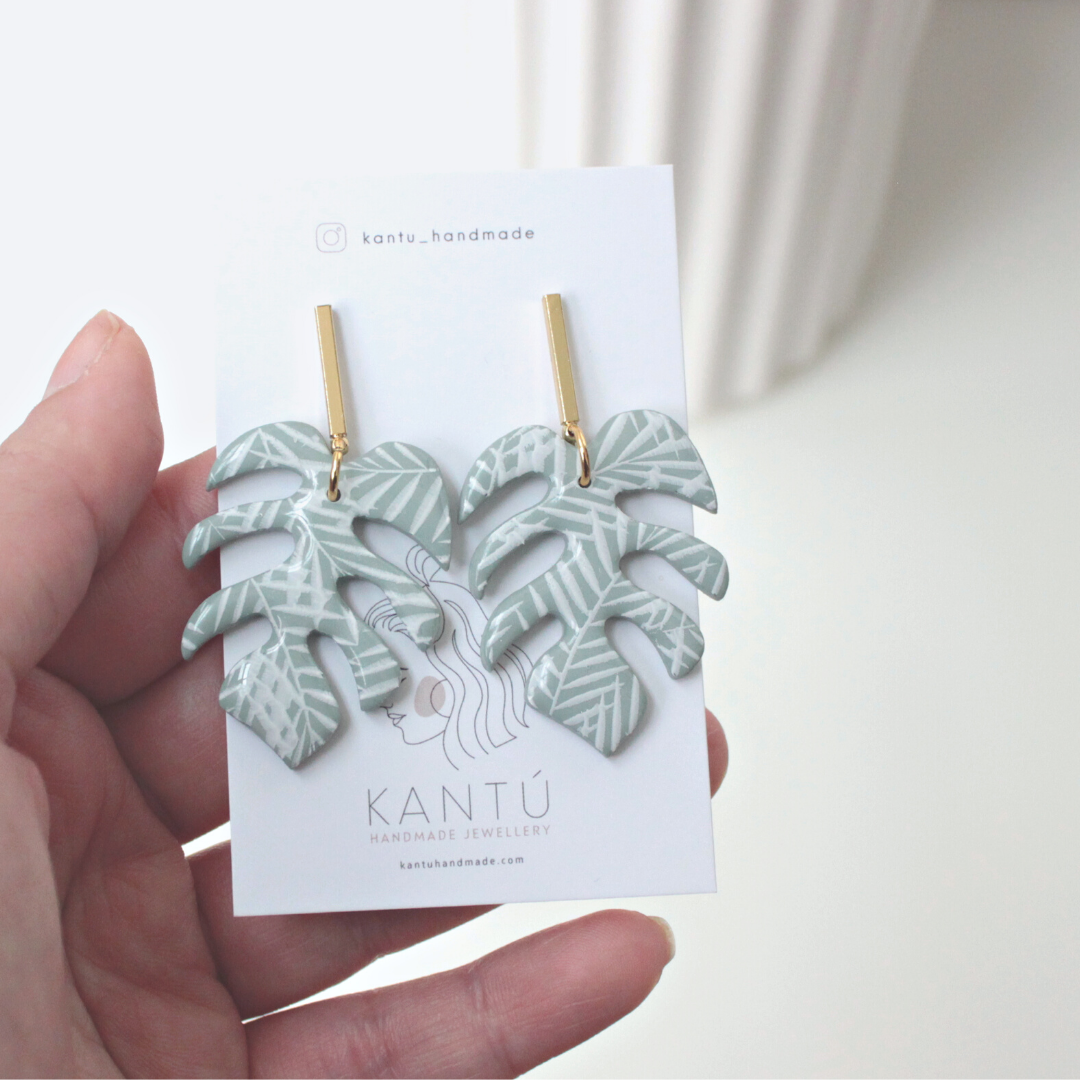 Pendientes Salvia