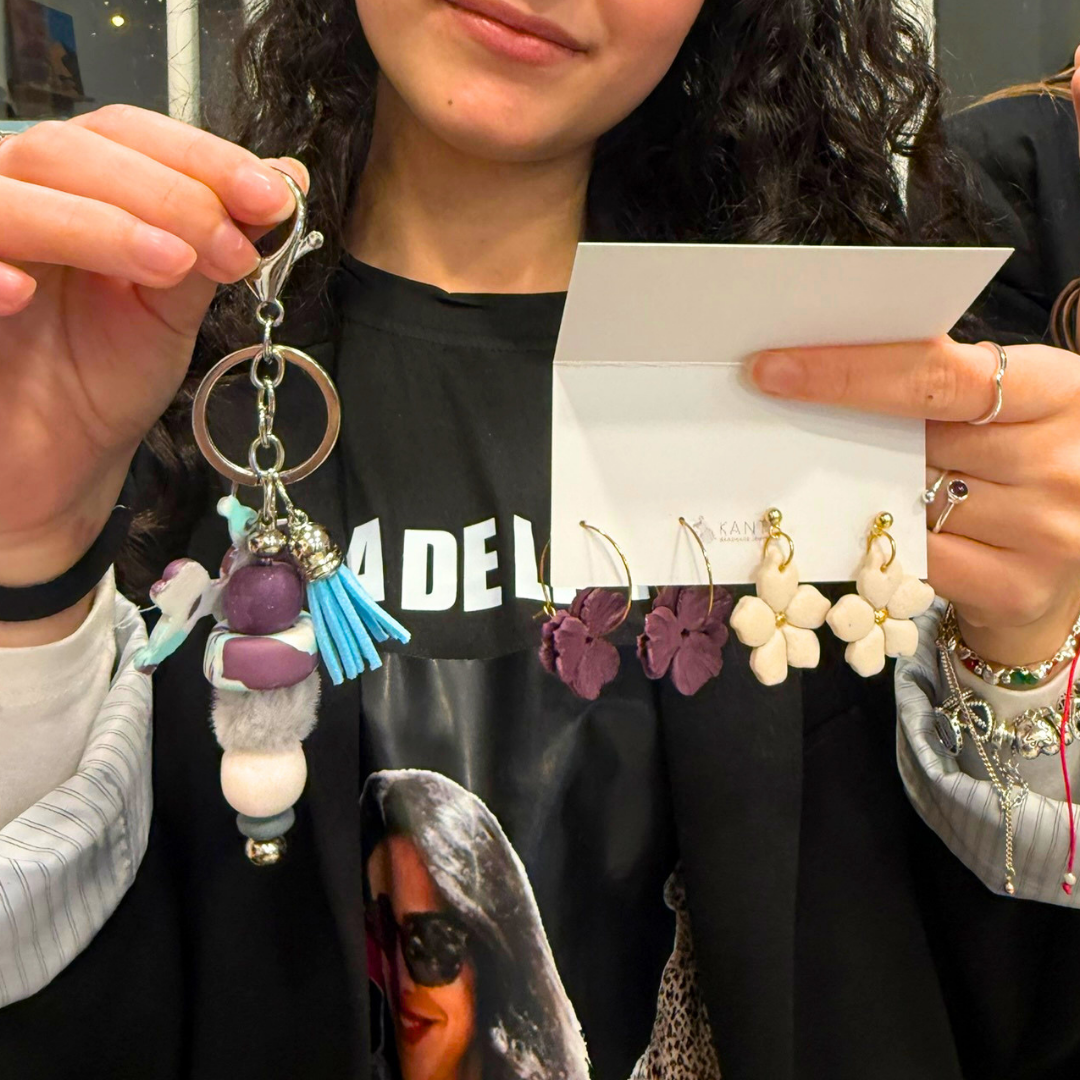 Taller de pendientes y llavero