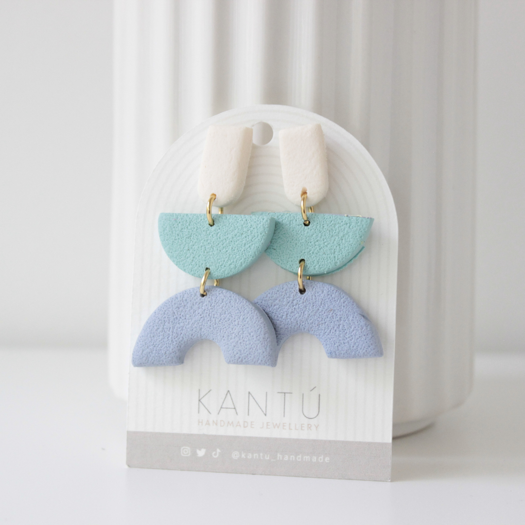 Pendientes Color Block