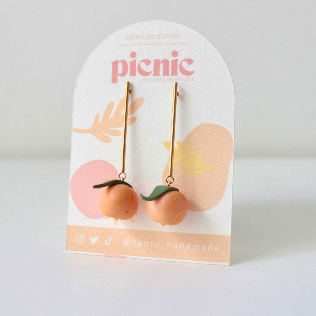 Pendientes Peach Parfait