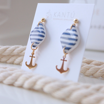Pendientes Diamond Anchor
