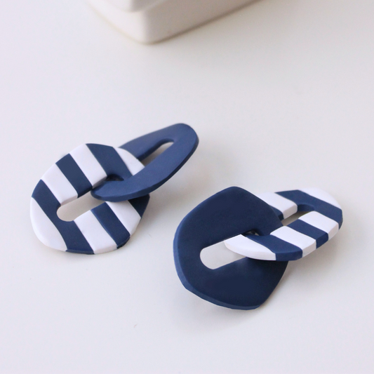 Pendientes Navy Link