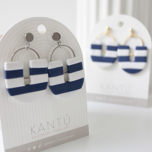 Pendientes Navy U