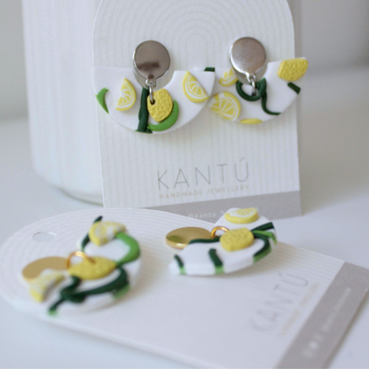 Pendientes Limona