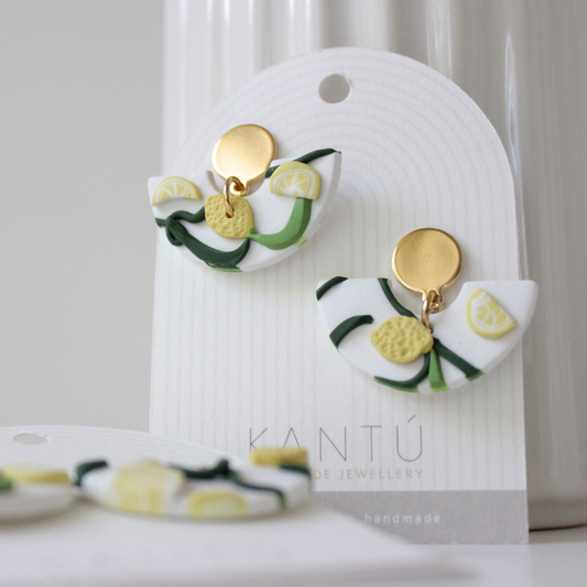Pendientes Limona