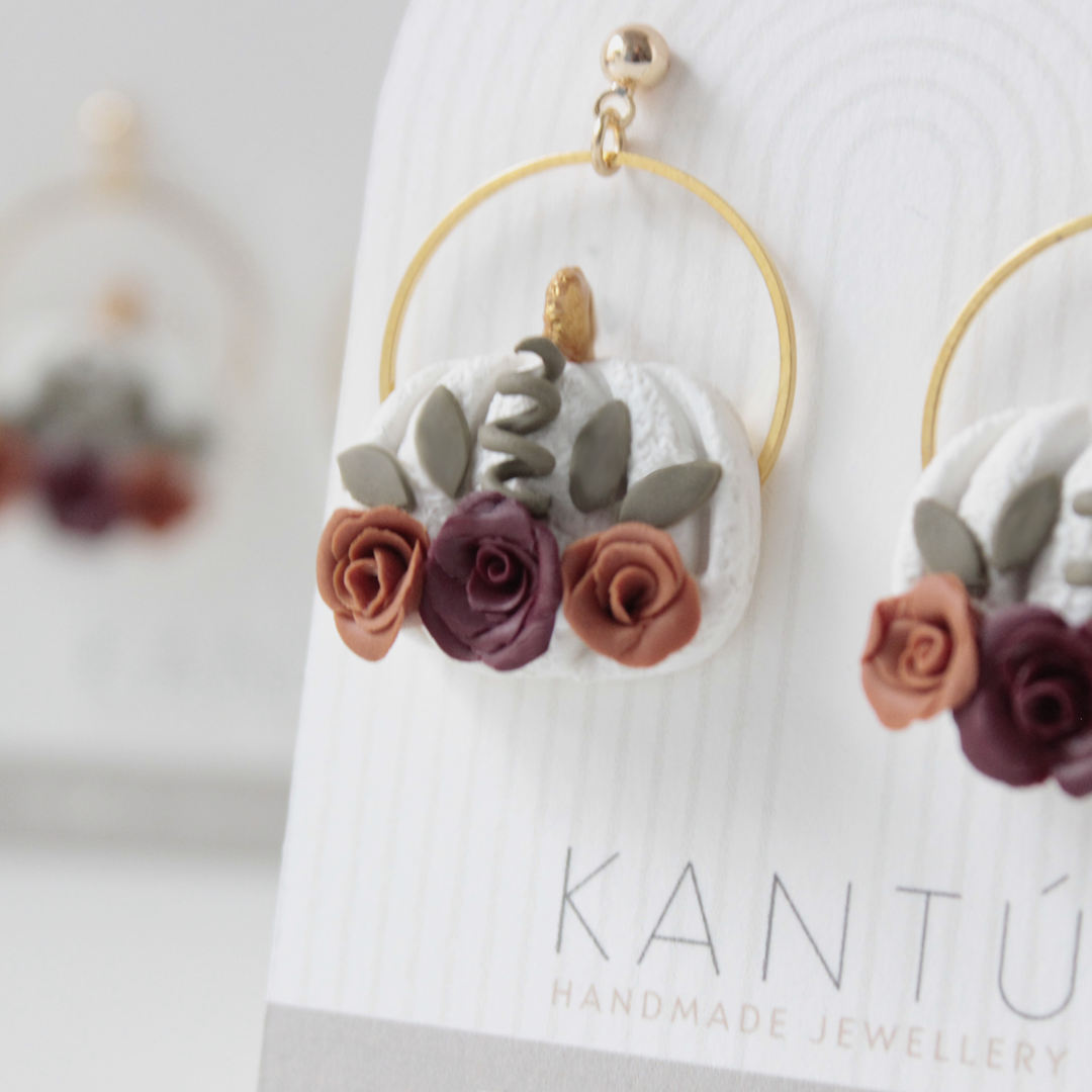 Pendientes Boho Pumpkin