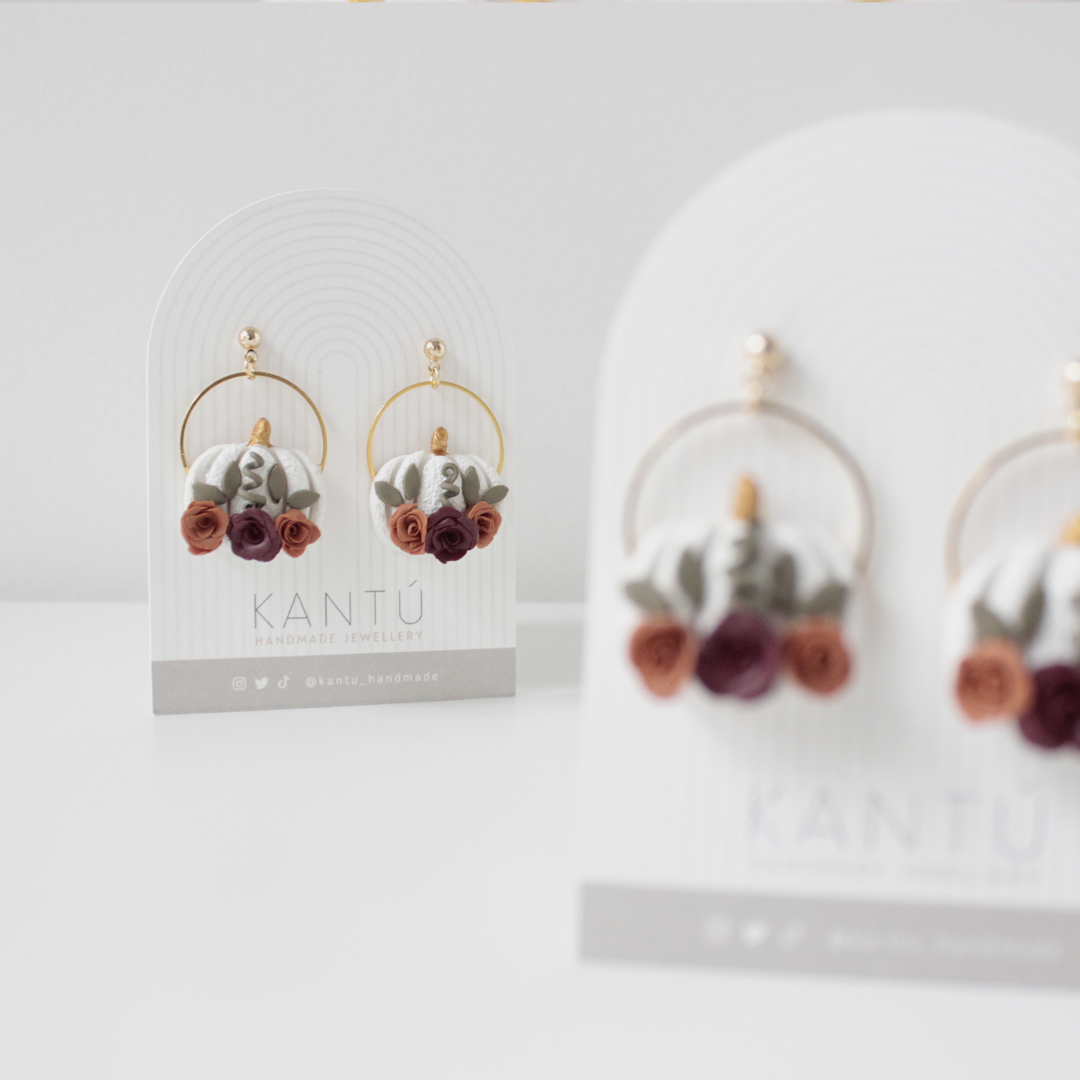 Pendientes Boho Pumpkin