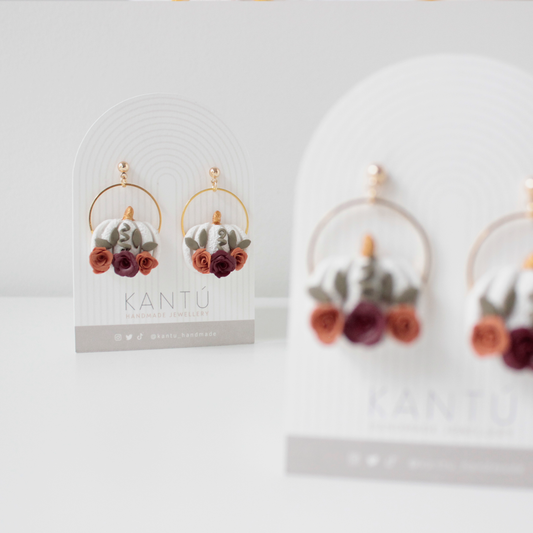 Pendientes Boho Pumpkin