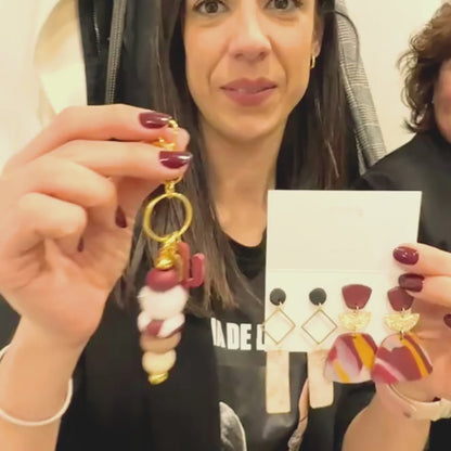 Taller de pendientes y llavero