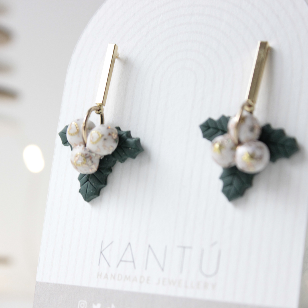 Pendientes Muérdago