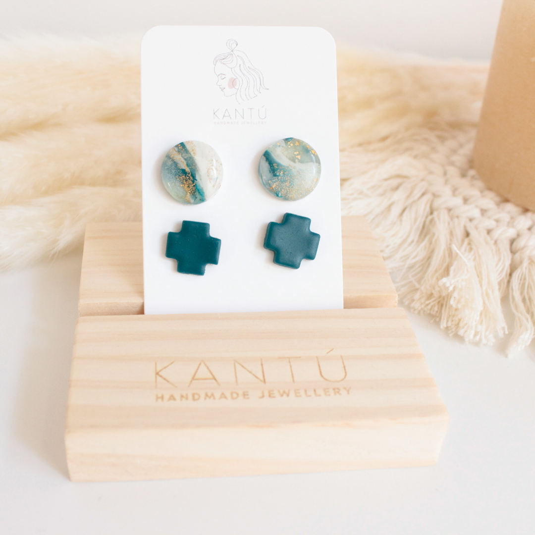 Pendientes Neptuno Stud Pack