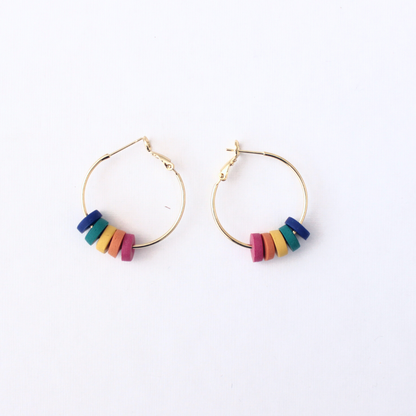 Pendientes Rainbow-Hoop