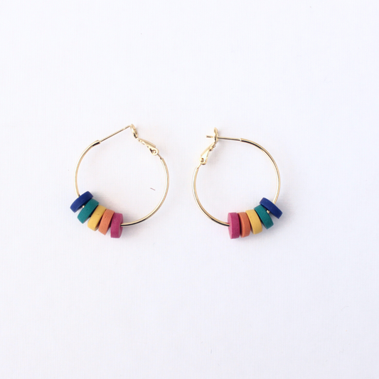 Pendientes Rainbow-Hoop