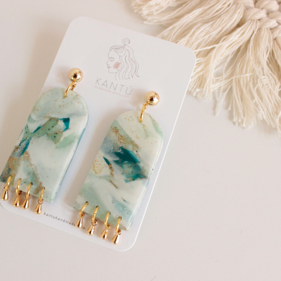 Pendientes Neptuno Vitral