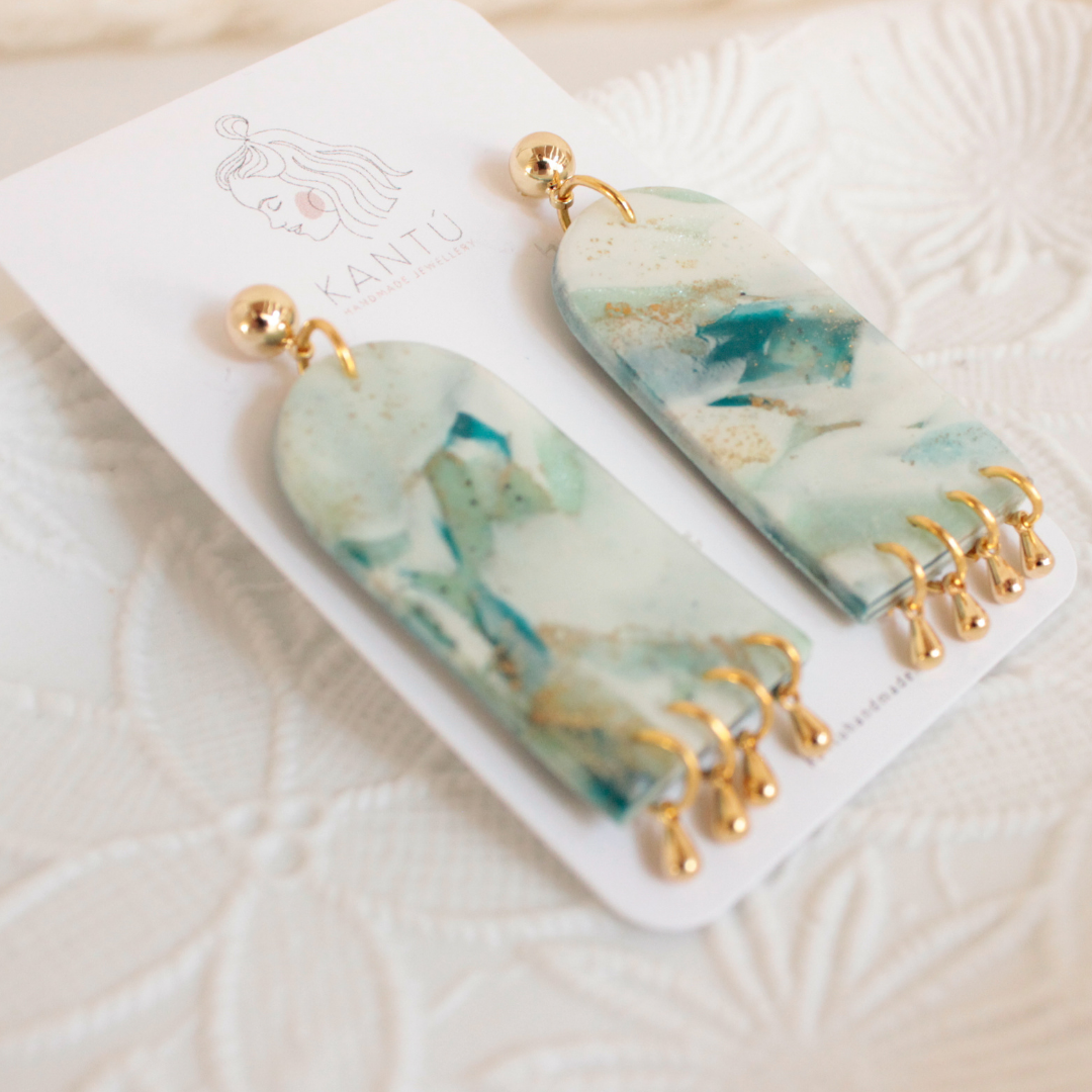 Pendientes Neptuno Vitral