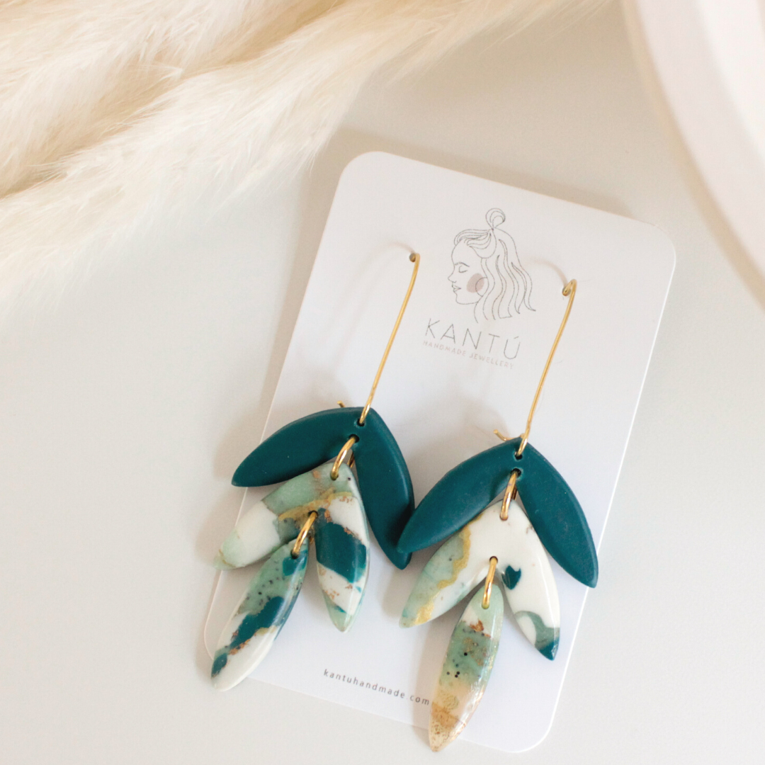 Pendientes Neptuno Laurel