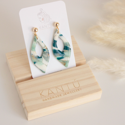 Pendientes Neptuno Pluma