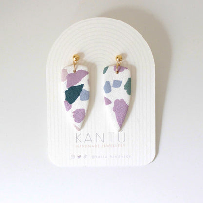 Pendientes Daga Terrazo
