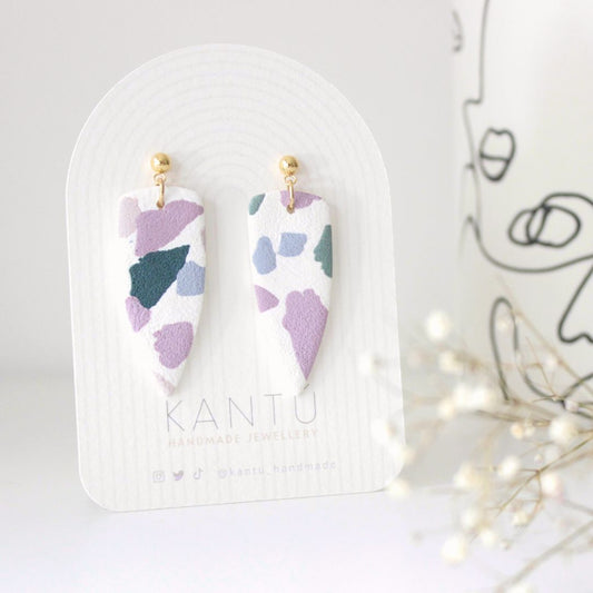 Pendientes Daga Terrazo