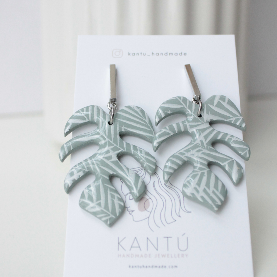 Pendientes Salvia